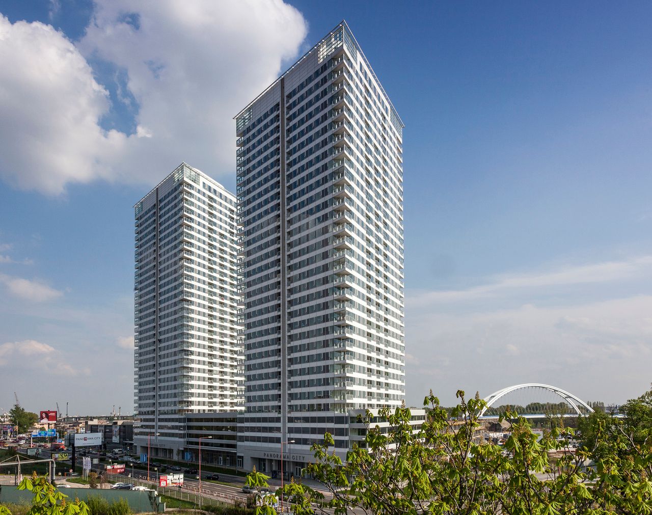 Panorama towers in Bratislava