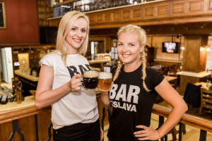 two bartenders