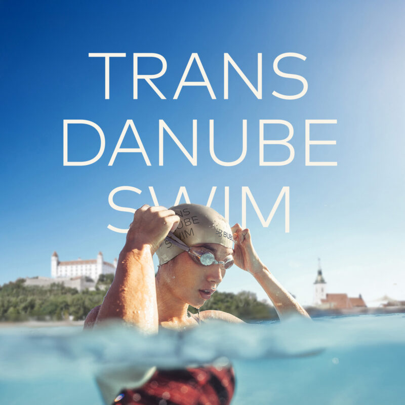 Trans Danube Swim illustration photo of a swimmer